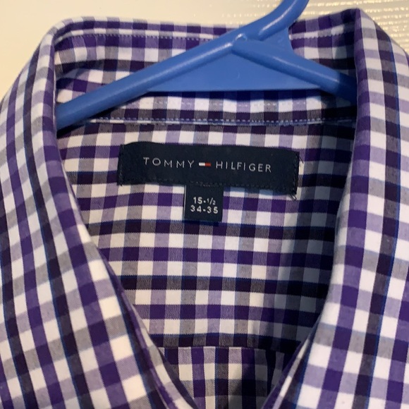 Tommy Hilfiger Purple Dress Shirt - Picture 2 of 3